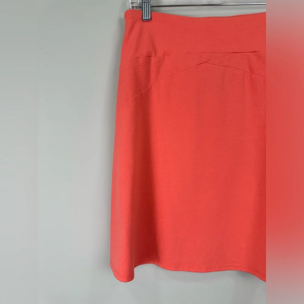 Patagonia Pink Pull On Elastic Skirt Organic Cotton Blend Medium